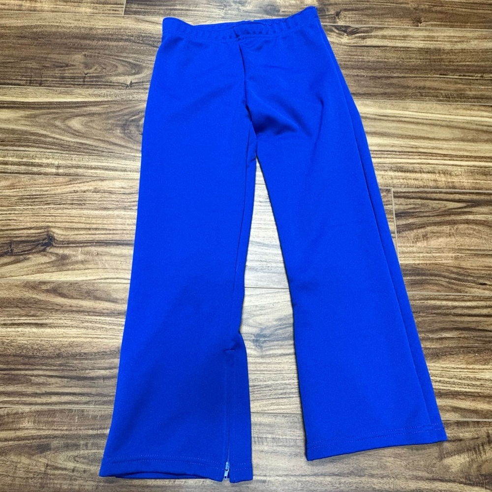 Chasse royal blue warm-up athletic sweatpants, like new, size Youth Medium